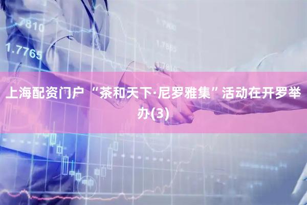 上海配资门户 “茶和天下·尼罗雅集”活动在开罗举办(3)